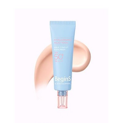 BEGINS BY JUNGSAEMMOOL Hyaluronsäure Tone Up Sonnencreme #Pfirsich 50ml
