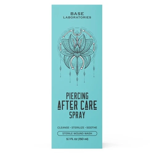Essential Piercing Care Spray - 4oz Saline Solution for Keloids & Cleansing Duo image 10