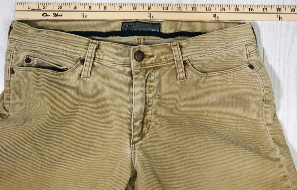 Vintage Joe's Jean Corduroy Jeans Womens 31  Brown Bootcut Low Rise Made USA Y2K - Image 3 of 4