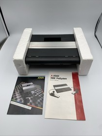 Atari 7800 Console Pro-System Composite AV and Power Mod w/ Controller  CIB