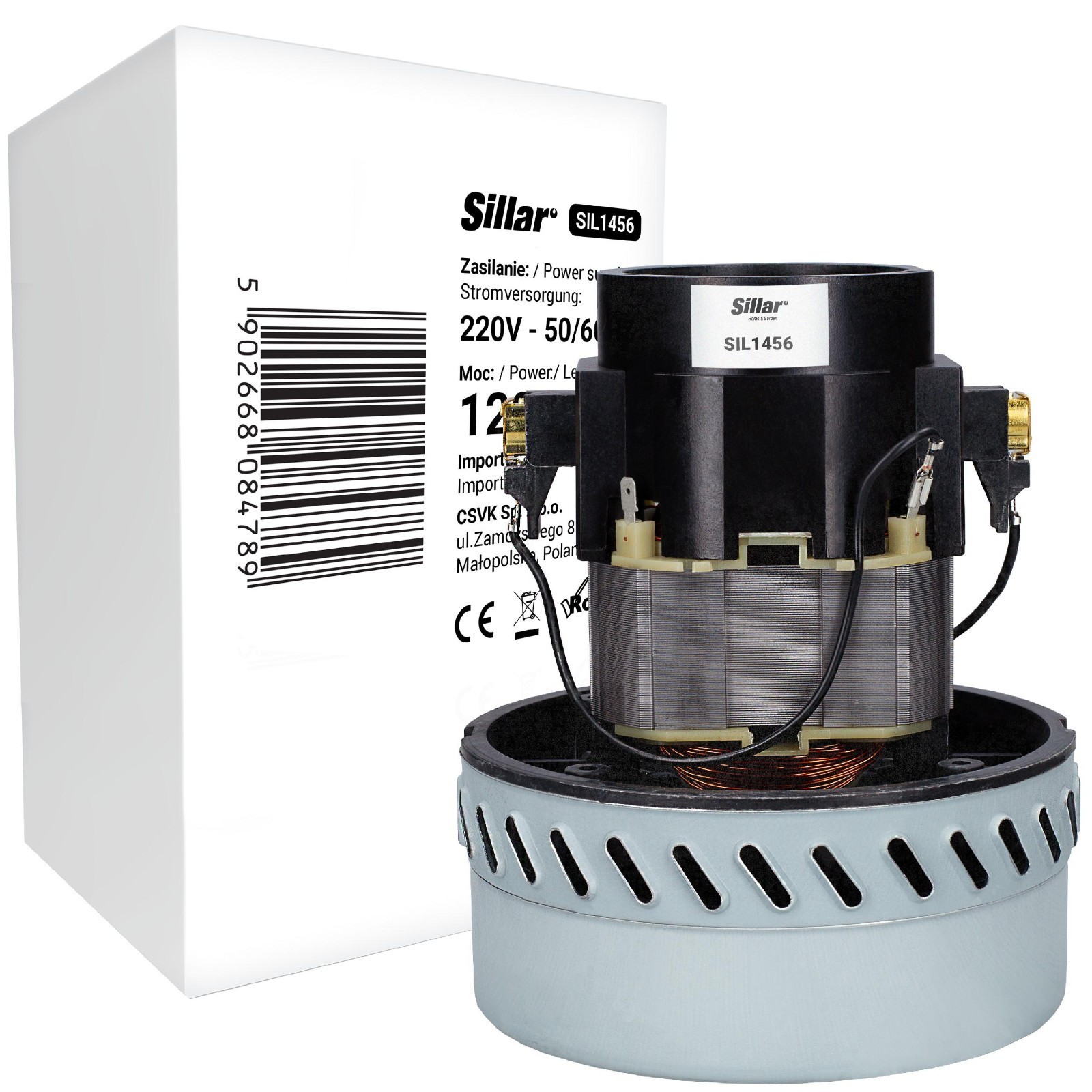 Vacuum cleaner motor 1200W Universal motor 220V for Karcher Rowenta Philips...