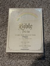 Bible “Trivia” Game By Cadaco Vintage From Year 1984 Made In USA