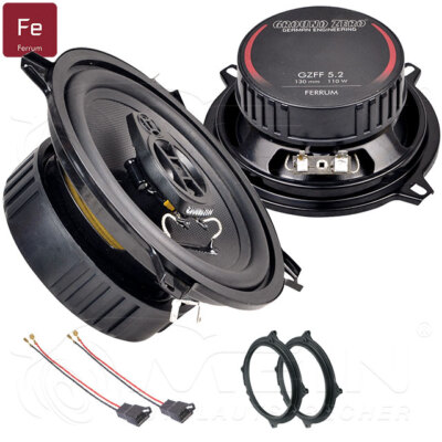 GROUND ZERO LAUTSPRECHER für AUDI A3 8L 1996-2004 Front Vorn 2-Wege 110W #BZZG