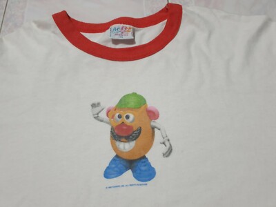 90S ONEITA TOY STORY BAKED POTATO Tシャツ VTG NWT 90S DISNEY TOY STORY MR POTATO HEAD KISS MY SPUD T
