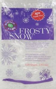 Buffalo Snow Flakes 3.5 Qt Bag Christmas Village Craft Artificial Fake