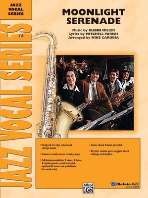Moonlight Serenade Gesangsspiel Vocal Jazz Dirigent Partitur & Stimmen von Mitchell