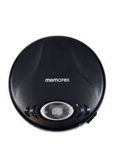 MEMOREX MD6451BLK ANTI-SKIP PERSONAL PORTABLE CD PLAYER TESTED  WORKS