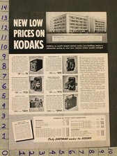 PHOTOGRAPHY CAMERA EASTMAN KODAK MOVIE FACTORY PLANT INDUSTRIAL AD SN78