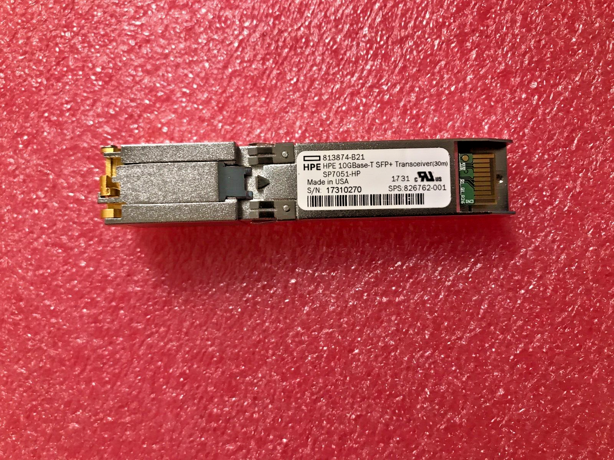 Original HPE 813874-B21 SP7051-HP 10GBase-T SFP+ Transceiver