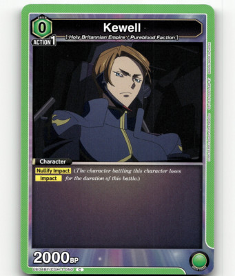 Union Arena Kewell - Code Geass: Lelouch of the Rebellion