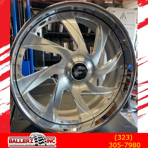 24x10 FORGIATO IVETO 5-6 LUGS SUV CADDY BENZ AUDI ROLLS ROVER BENTLEY