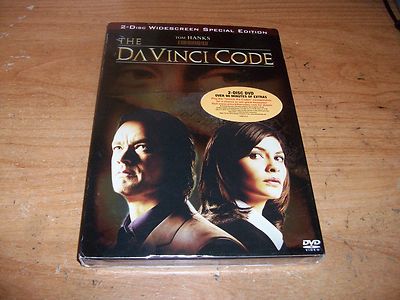 The DaVinci Code (DVD, 2006, 2-Disc Set, WS Special Edition) Tom Hanks Movie NEW