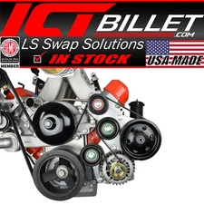 LS1 Camaro OEM Fox Body Power Steering Alternator Bracket Kit Mustang LS Swap