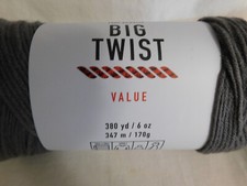 Big Twist Value Medium Gray Dye lot 651965
