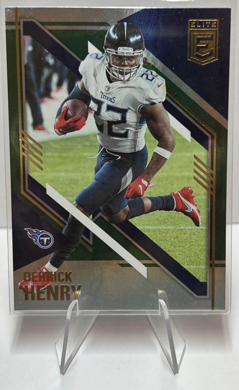 Derrick Henry 2021 Donruss Elite Green Parallel CARD#4 Titans
