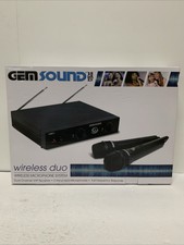 Gem Sound Gmw-2 Dual-channel Wireless Mic System Cd #224