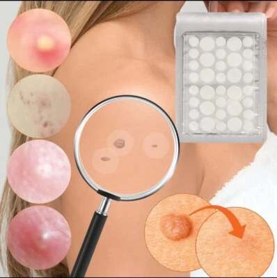 72pcs Skin Tag Remover Patches Quick Effective Mole Wart Removal Pad Sticker