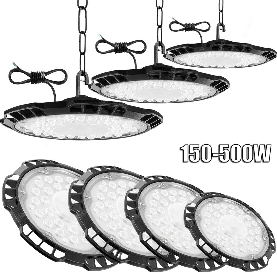 UFO LED Iluminación de nave Lámpara de nave Foco de nave Lámpara industrial 150-500W A - Imagen 3 de 4