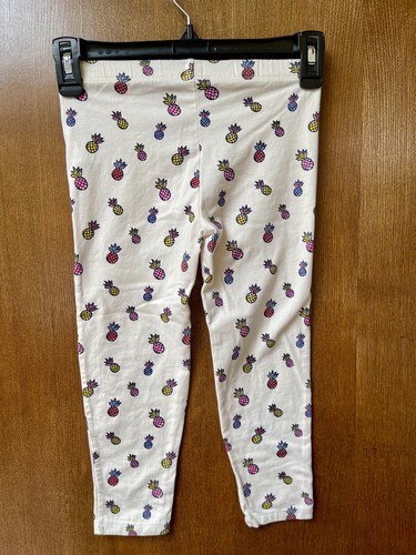 $20 GAP girl's pajama bottoms cream with colorful pineapples size M (8-9)