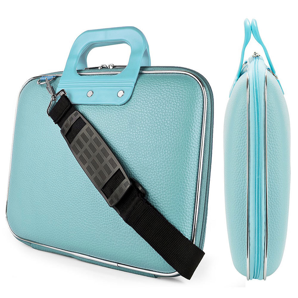 SumacLife Travel Laptop Leather Carry Case Shoulder Bag For