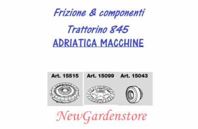 Einscheiben Kupplung Kupplungshülse Traktor 845 ADRIATICA MASCHINEN