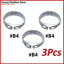 Set Dental Rubber Dam Clamps B4 Brinker Clamp Retractor Endodontic 3PCs Clamps