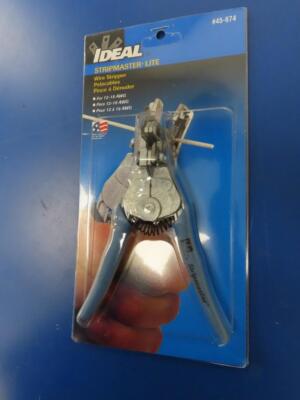 Ideal 45-674 Stripmaster Lite Wire Stripper, for Solid 12-18 AWG Wire