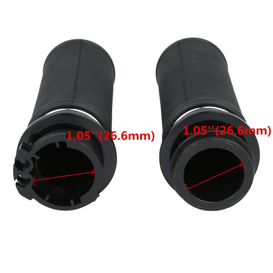 Empuñaduras de manillar CNC negras de 1"" aptas para Harley Road King Glide 1996-2007 2006 Foto 3 de 4