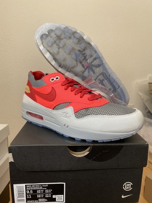 Size 9.5 - Nike Air Max 1 x CLOT Kiss Of Death - Solar Red 2021 | eBay