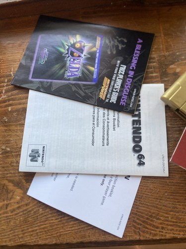 Legend of Zelda Majora's Mask N64 Edizione da Collezione Completo CIB Ecc/NM Cond - Foto 7 di 19