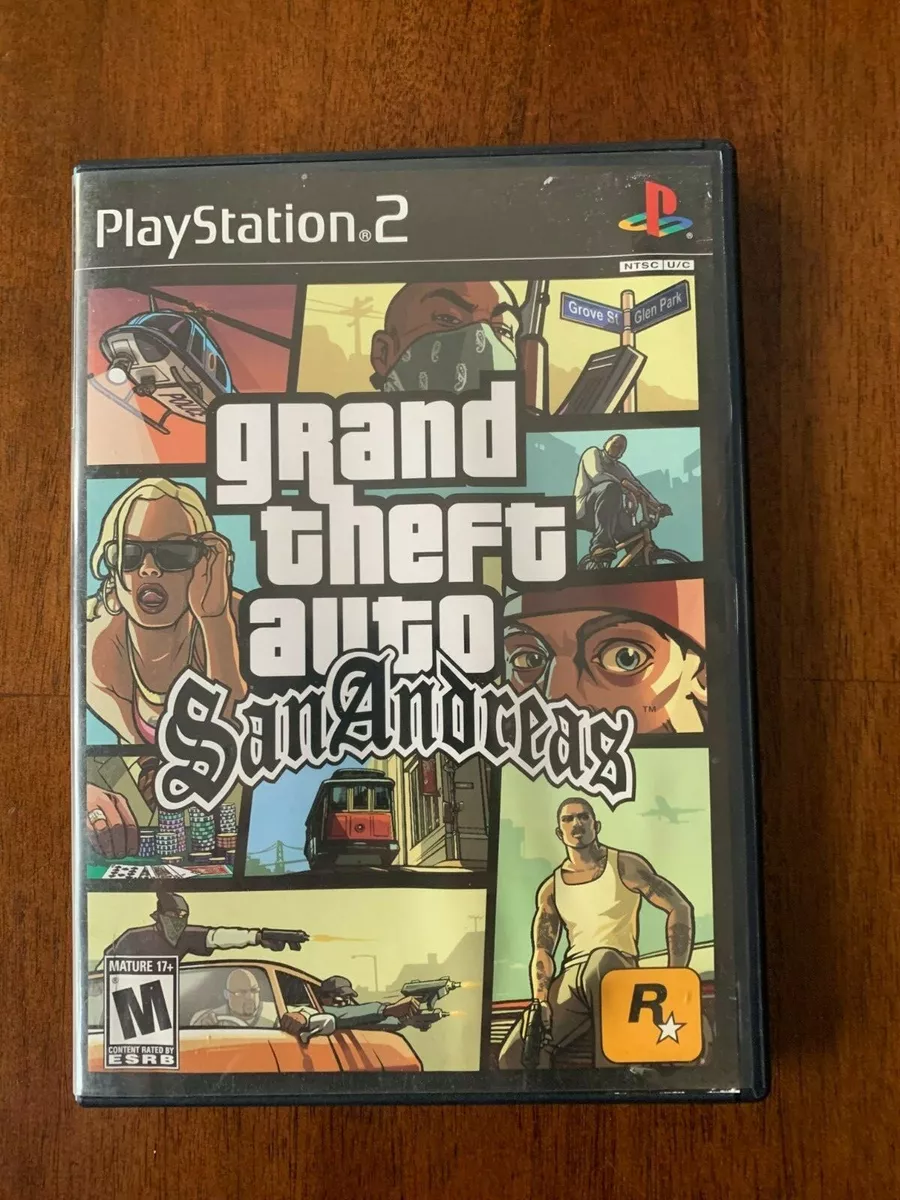 Grand Theft Auto: San Andreas (Sony PlayStation 2 PS2) *BLACK LABEL DISC  ONLY*