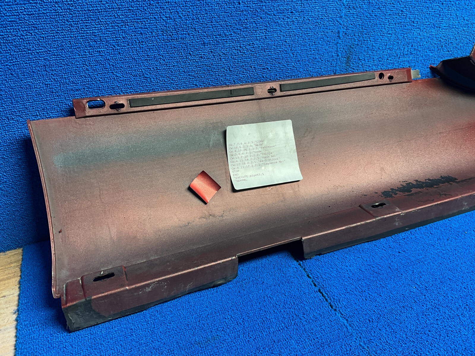 2007 - 2010 BENTLEY CONTINENTAL GTC LEFT DRIVER SIDE SKIRT ROCKET PANEL RED OEM
