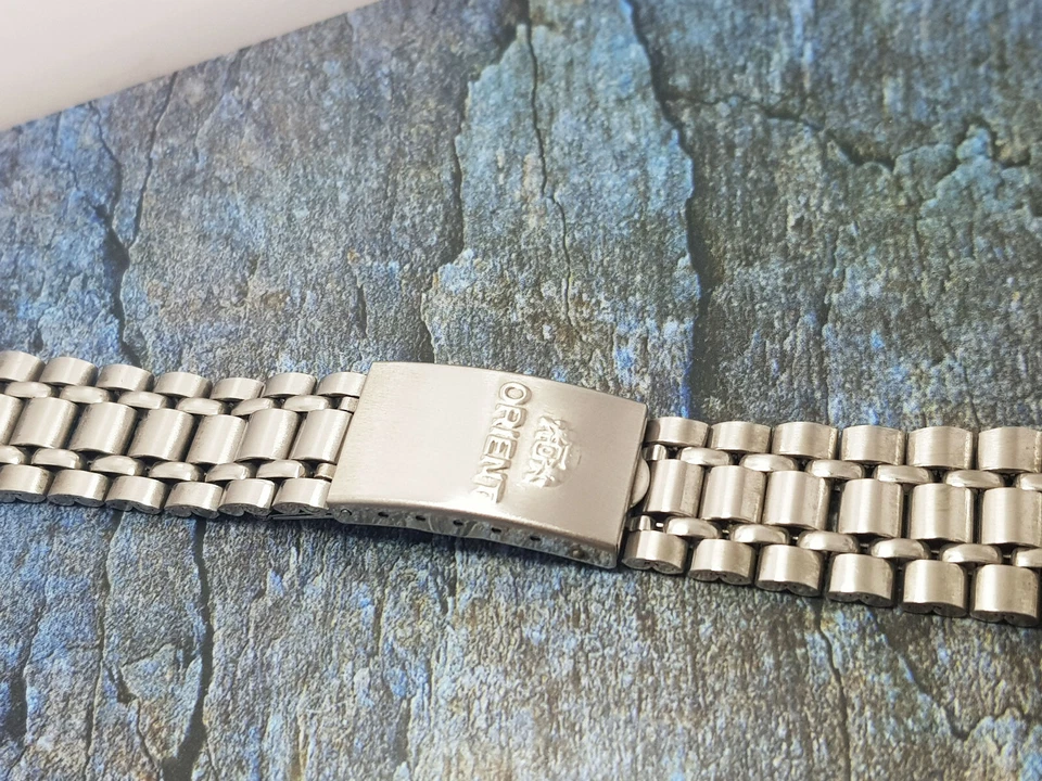 ORIENT BEADS OF RICE BRACELET 22MM Straight End RARE Railroad fit enicar sherpa. - Image 3 of 3