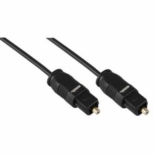 BLACK SPDIF TOSLINK Digital Audio 50cm to 10m Fibre Optic Soundbar TV Cable
