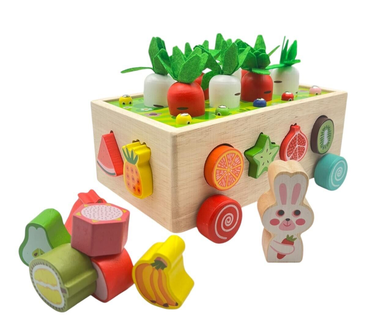 Wooden Toddler Toys for 2 3 Years Old Boys Girls Shape Educational Baby ...