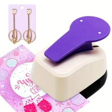 Diy Paper Hole Punch for Kids Scrapbooking & Earring Card Making Craft Tool