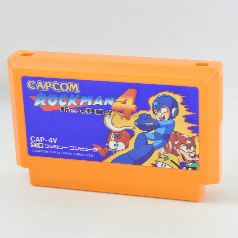 Famicom ROCKMAN 4 Megaman GOOD Nintendo 2096 fc - Image 3 of 4