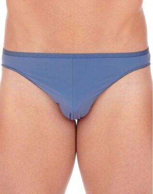 hom 298412 Mens Plumes Micro Briefs Mid Blue Size SM (31'' Waist)