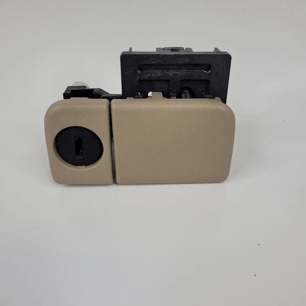 Mazda Protege 2001-2003 guantera compartimento manija pestillo beige sin llave Foto 2 de 4