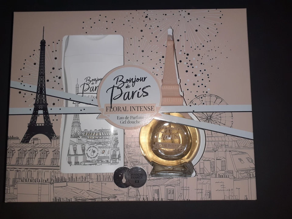 Coffret Bonjour De Paris Floral Intense Eau De Parfum 100ml Et Gel Douche 250 ml - Photo 1/1