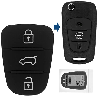MT-KEY Klapp Schlüssel Tastenfeld für HYUNDAI i20 PB i30 FD ix20 ix35 ELANTRA VELOSTER