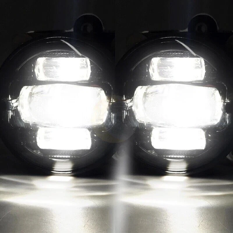 2X Luces antiniebla LED cromadas Plug and Play para Honda GL1800 Goldwing 1800 2002-2010 Foto 4 de 4