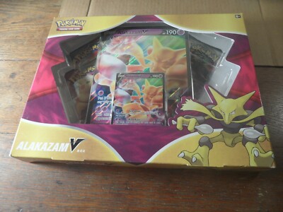 Pokemon Alakazam V Box 4 booster packs foil promo card | eBay Pokemon Alakazam V Box 4 booster packs foil promo card | eBay