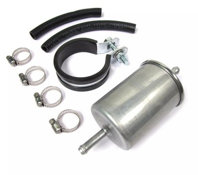 Fuel Filter Retrofit Kit with Filter, Hoses and Clamps STC1677 for Land Rover