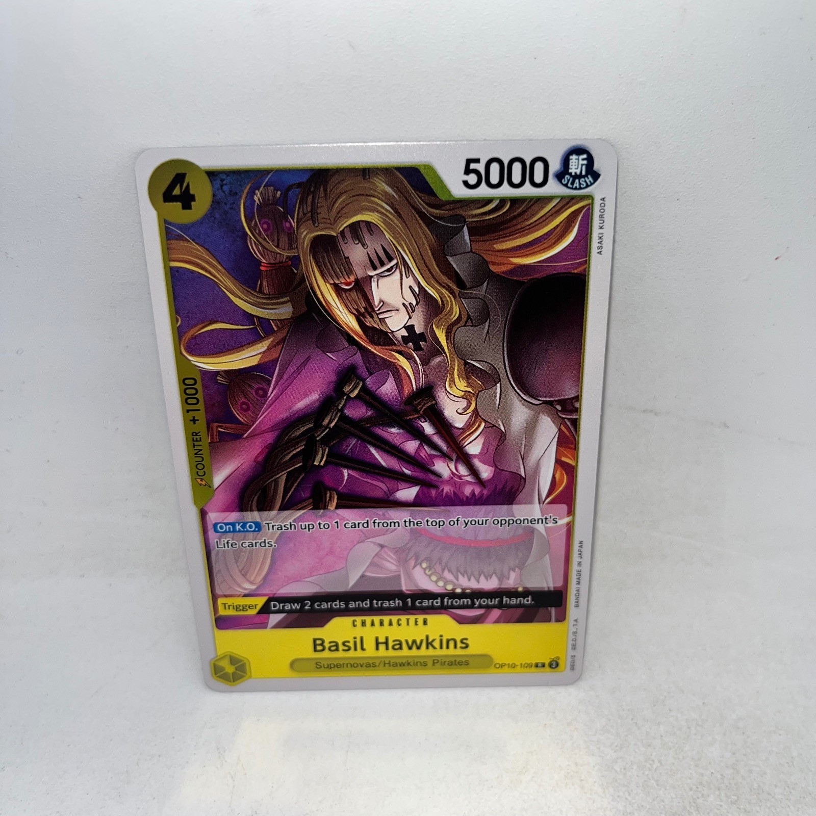 Basil Hawkins OP10-109 Rare Royal Blood One Piece Foil Near Mint