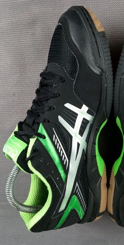 Asics Gel 1150V Women Shoe Size 8.5 Volleyball Pickleball Court B457Y Blk Green - Picture 12 of 20