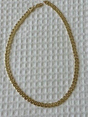 18 inch Marked Italy 750 Yellow Gold Color Necklace (please Read