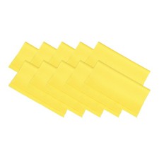 10 x Microfiber Cleaning Cloth 7" x 6" Soft for Camera Lens Eyeglasses Yellow