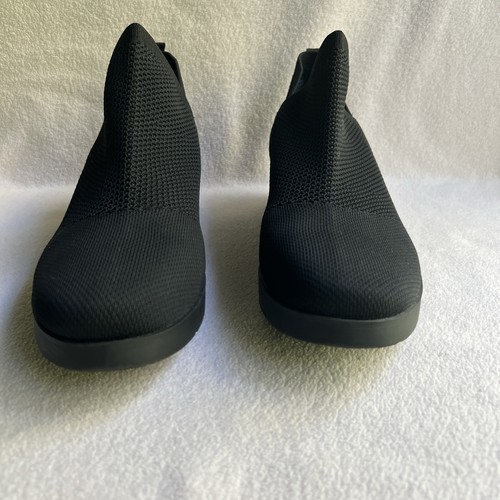 Anne Klein Womens Size 11 Black Stretch Sneakers Wedge Heel Flexible Comfort  - Bild 4 von 15