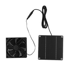 Enhanced Air Circulation 50W Solar Exhaust Fan for Poultry and Greenhouse